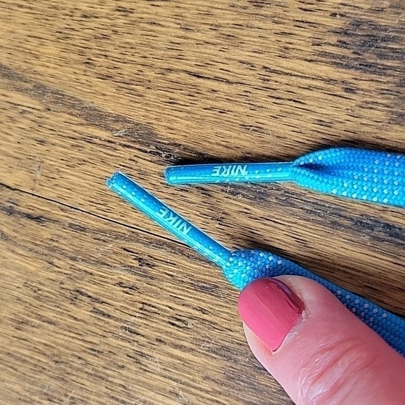 Nike Blue Geometrical Men Swim Trunks Sporty Lined Side Pockets Strings Vintage - Picture 12 of 16